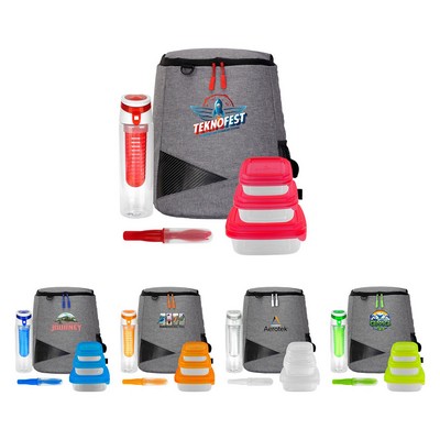 Portion Control Drink & Cutlery Set