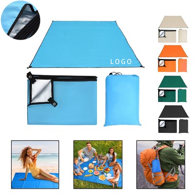 Waterproof Camping Tarp For Picnics Tent Beach Blanket