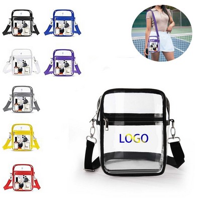 Clear Purse Stadium Approved CrossBody Bag