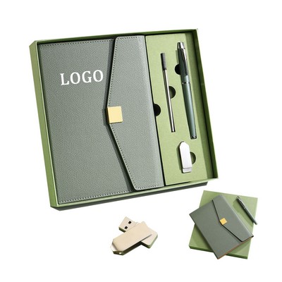 Corporate Essentials Notebook Pen and Flash Drive Kit