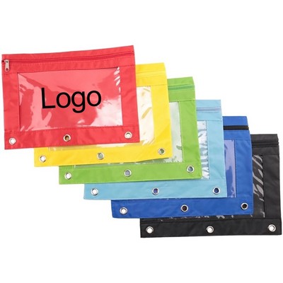 3 Ring Binder Pen Pencil Pouch