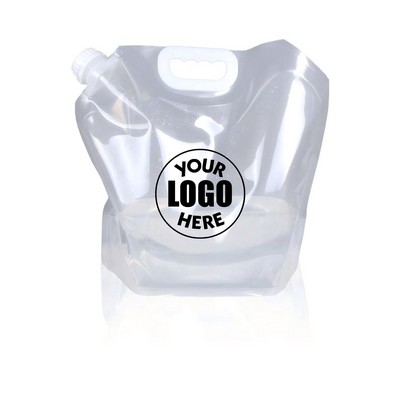 Clear Plastic Foldable Water Container Bag