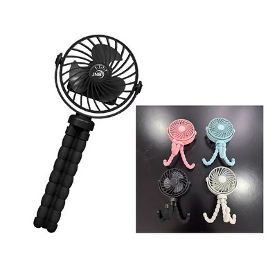 Stroller Fan Flexible Tripod Clip On
