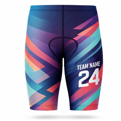 Unisex Performance Cycling Shorts Full Sublimated 300GSM