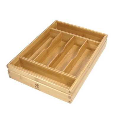 JA Henckels Bamboo Flatware Tray