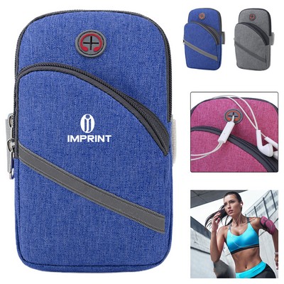 Running Armband With Pocket Sports Phone Holder Case