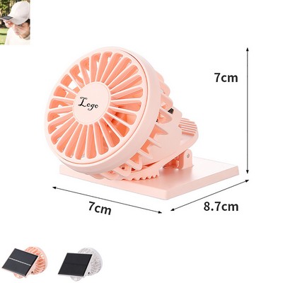 Mini Clip-On Solar Power Fan