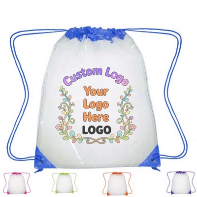 Clear Drawstring Backpack