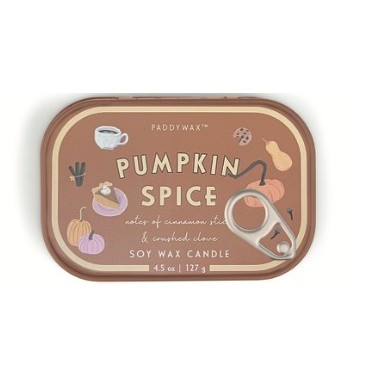 4.5 Oz Bistro Printed Tin - Pumpkin Spice