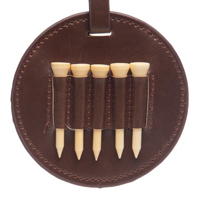 Magnolia Tee Tag - Brown