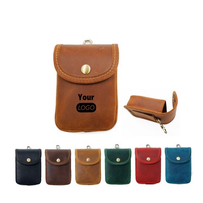 Vintage Genuine Leather Waist Bag