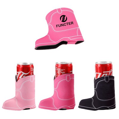 Boot Shaped Can Cooler Sleeve