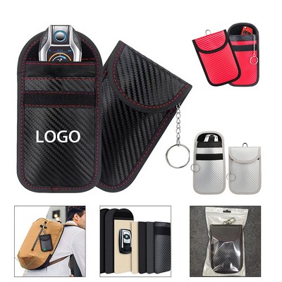 Signal-Blocking Key Pouch for Vehicles