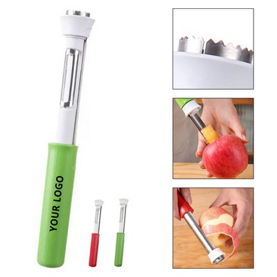 Stainless Steel Fruit Corer Peeler