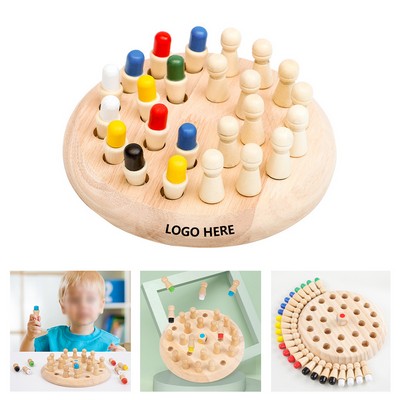 Memory Matching Stick Chess Game for Kids - Made of Safe Materials