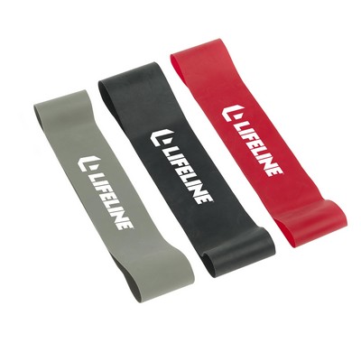 Lifeline Fitness - Flat Band Loops Kit - Levels 1, 2, 3