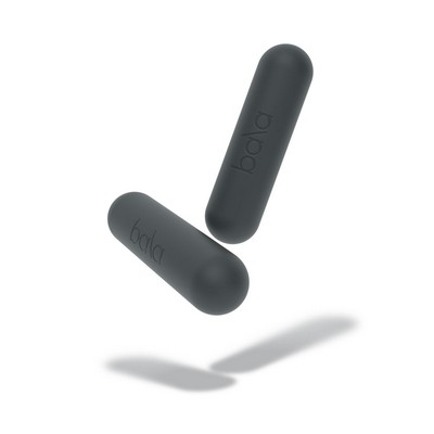 Bala Bangles Bars 3 Lb Set Of 2 - Charcoal Gray