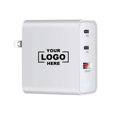 65W 3-Port USB Charger