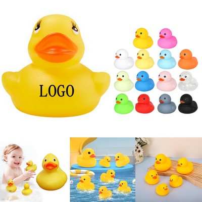 Miniature Duck-Figurine Rubber Branding Gift Item
