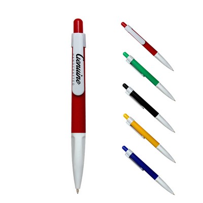 Retractable Ballpoint Pen with Grip