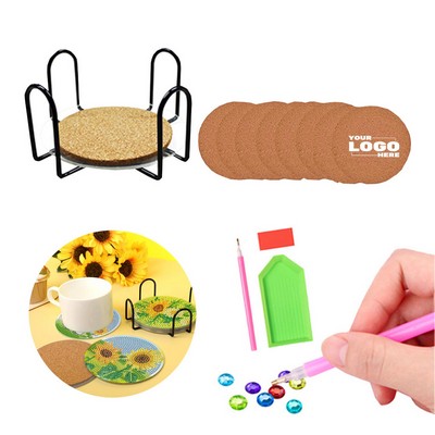 Diamond Painting Art Coaster Set