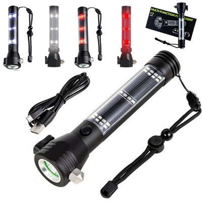 9-IN-1 LED Multi-Function Survival Tool Flashlight