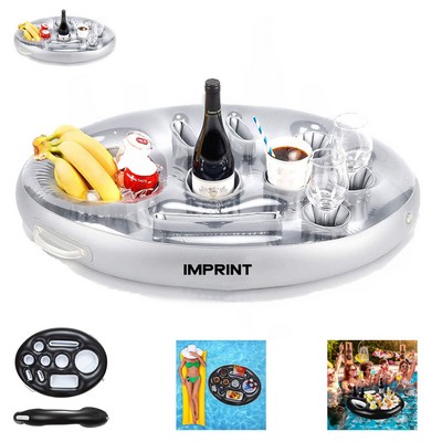 Pvc Floating Cooler Bar Inflatable Mat