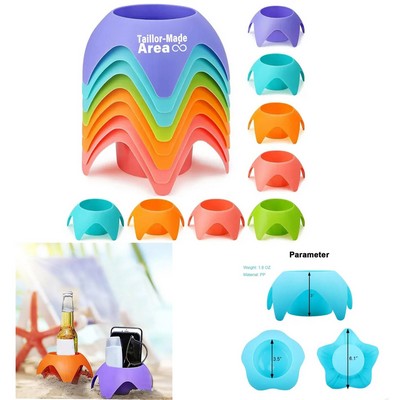 Turtleback Sand Coaster Beach Cup Holder