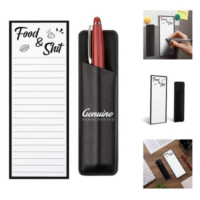 Magnet Notepad with Fridge Pen Holder