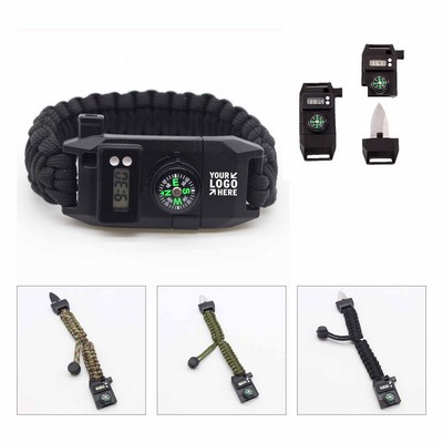 Multifunction Survival Paracord Bracelet