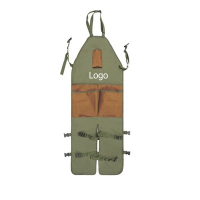Gardening Apron with Multiple Pockets,Adjustable Legs Apron