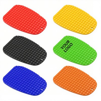 Plastic Kickstand Support Pad Anti Sink Base 2.4" x 3.3" x 0.2"