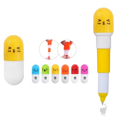 Emotion Face Capsule Pen