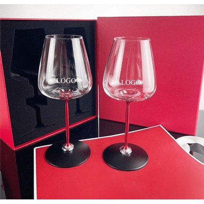 Rotatable Crystal Wine Highball Glass Set