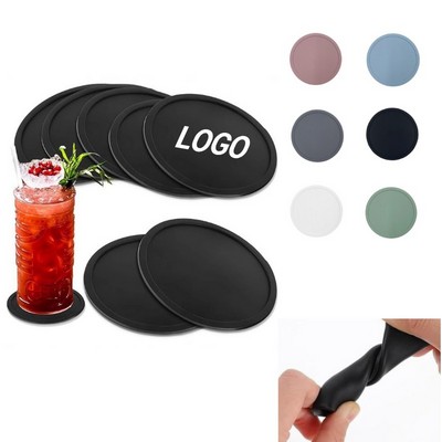 Silicone Round Thickened Coaster