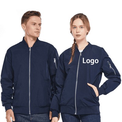 Unisex Casual Bomber Jacket