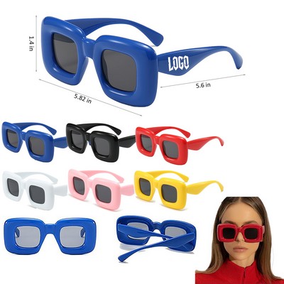 Cute Square Inflated Sunglasses