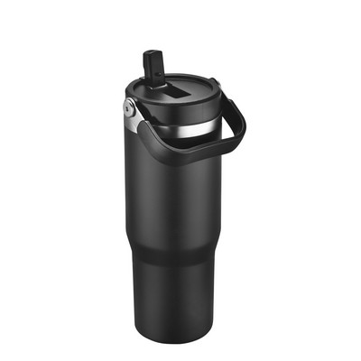 Endura 30 oz Black Stainless Steel Bottle