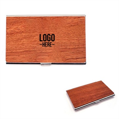 Pocket Wooden Business Card Holder