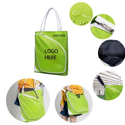 Tennis Tote Bag Sports Mom Gift Handbag Travel Shopping Bag