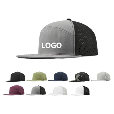 Laser-Perforated Performance Snapback Cap