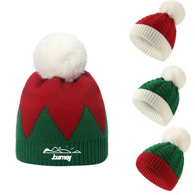 Knitted Christmas Hat