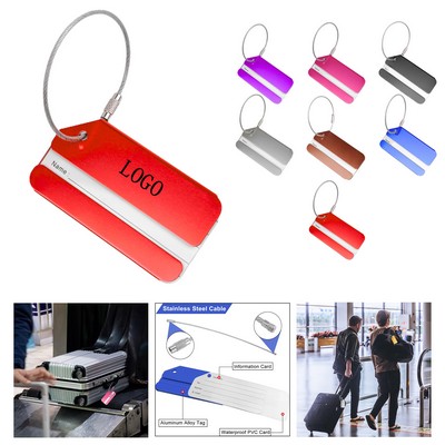 Aluminum Alloy Travel Luggage Tag