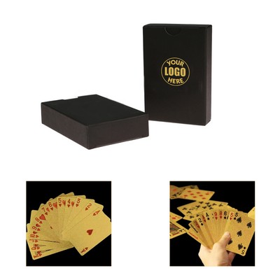 Gold Foil Playing Cards Deck