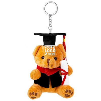 Mini Graduation Bear Keychain