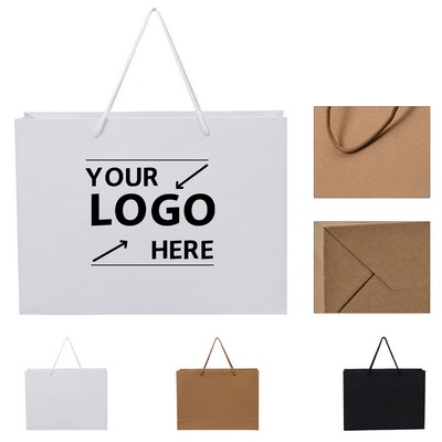 Gift Paper Bag With Strong Rope Handle