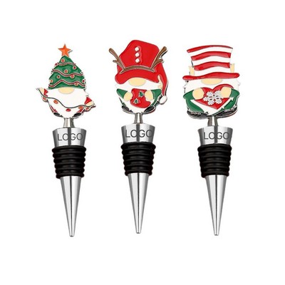 Christmas Wine Bottle Stopper Red Wine Preservation Seal Holiday Party