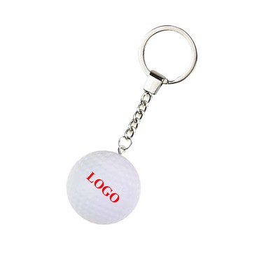 Actual Golf Ball Key Chain Golf Club Supplies