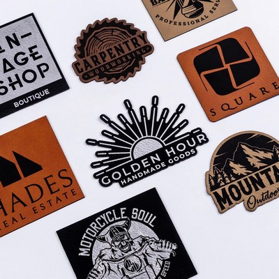 Faux Leather Patches