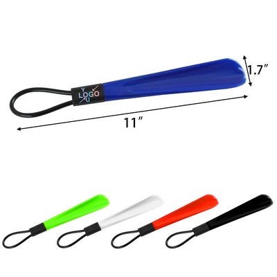 Plastic Shoehorn with Loop Handle